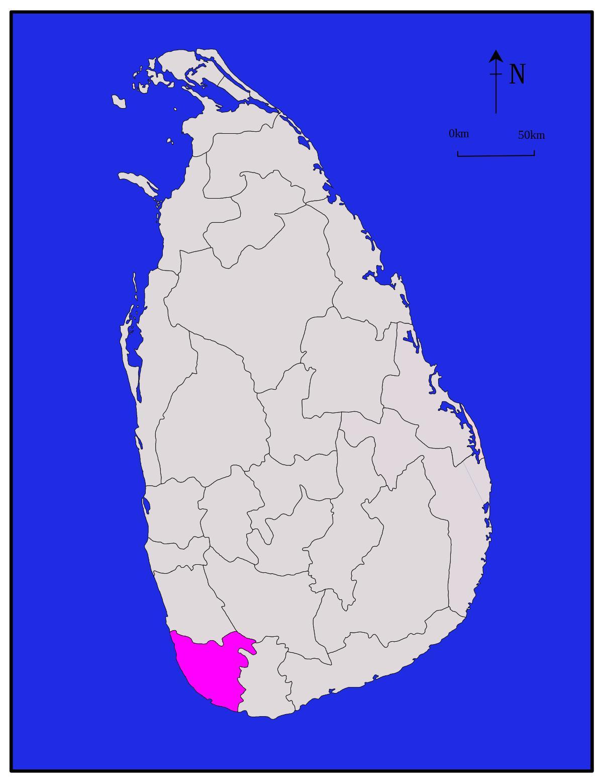 kartta galle Sri Lanka