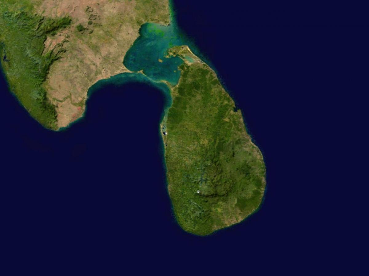 online-satelliitti kartta Sri Lanka
