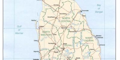 Sri Lankan gps kartta verkossa