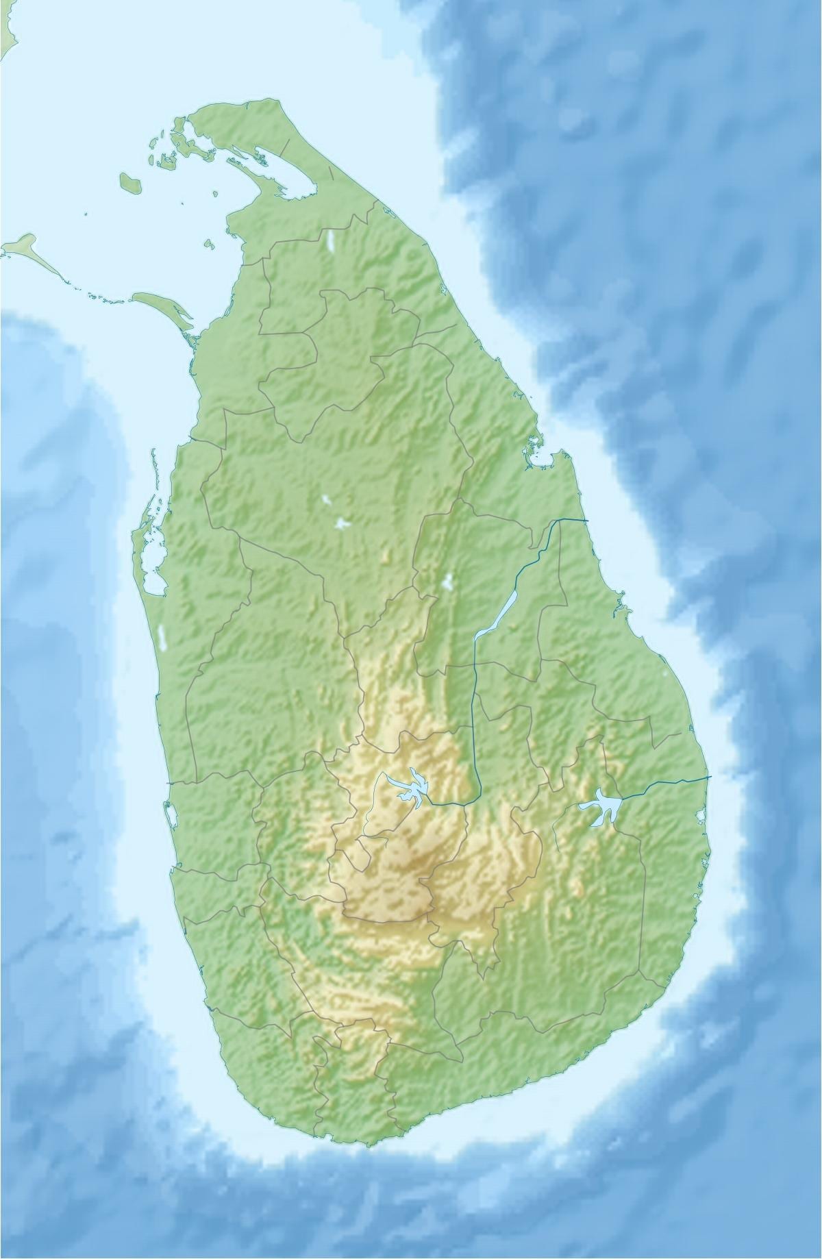kartta maan kartta Sri Lanka
