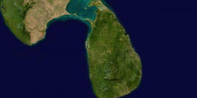 Online-satelliitti kartta Sri Lanka